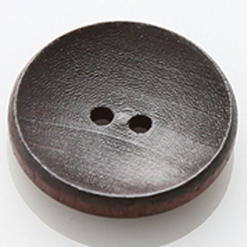 HR빅버튼 접시그열 단추 23mm, 다크브라운, 8개입