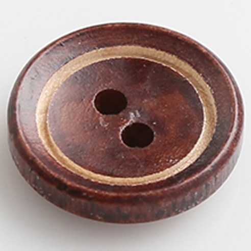 HR빅버튼 초코접시 단추 25mm, 혼합 색상, 4개입