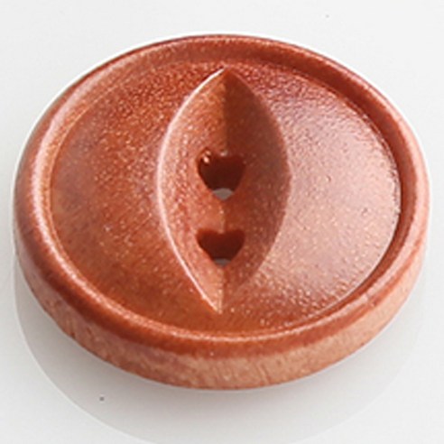 HR빅버튼 입술버닝 단추 21mm, 브라운, 12개입