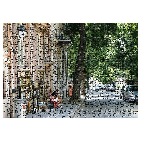 다모아 시험관 직소퍼즐 플로브디프의거리, 234피스, 혼합 색상