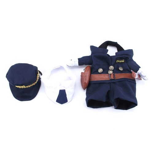 슈퍼식스 반려동물 코스프레 옷, 경찰동복