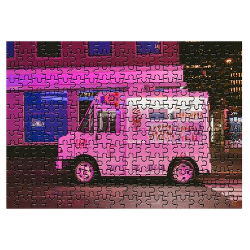 다모아 시험관 직소퍼즐, 234피스, 핑크트럭