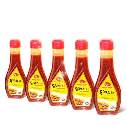 참 돈까스 소스, 300g, 5개