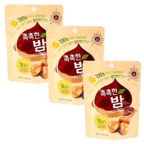 촉촉한 밤, 70g, 3개