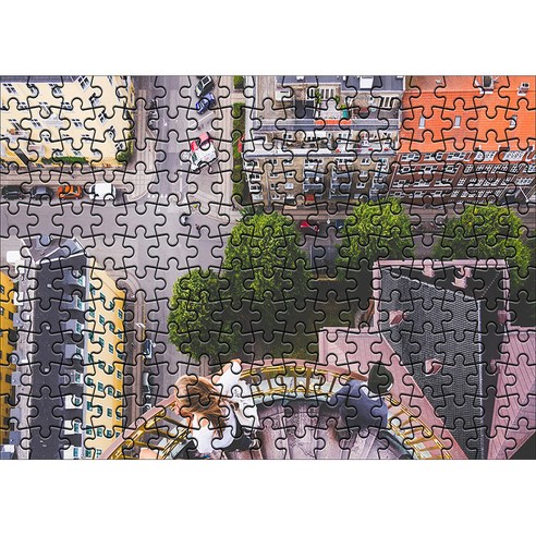다모아 시험관 직소퍼즐 코펜하겐전망대의경관, 204피스, 혼합 색상