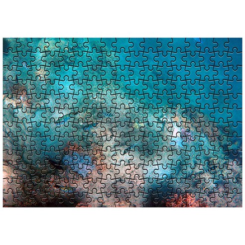 다모아 시험관 직소퍼즐 깊은바다의모습, 204피스, 혼합 색상