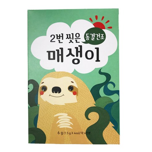 해맑은 2번씻은 매생이, 1개, 6g