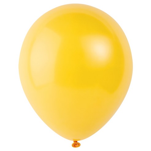 파티팡 풍선 라운드 30cm, 파스텔 레몬, 100개입