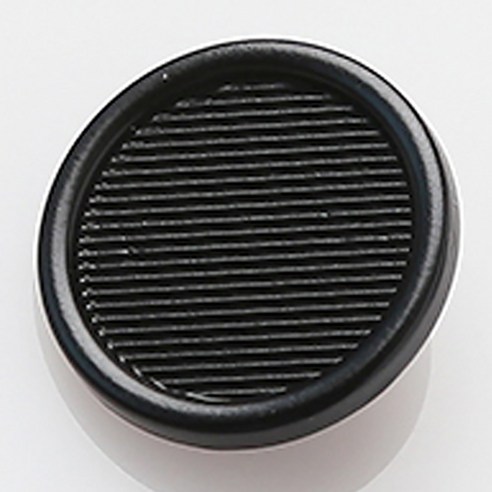 HR빅버튼 팀버 BK코팅 단추 18mm, 12개입