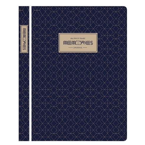 힐링쉴드 메모리즈 패턴 만년 다이어리 플래너, 023 Gold Pattern(HSMD0083)