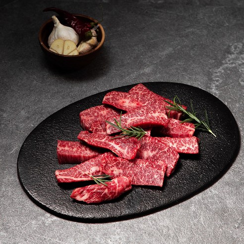 횡성한우 1+ 치마살 구이용 (냉장), 400g, 1개