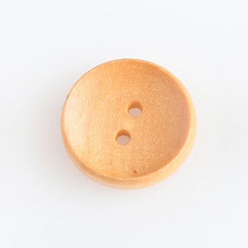 HR빅버튼 나무단추 캔디 13mm, 베이지, 4개입