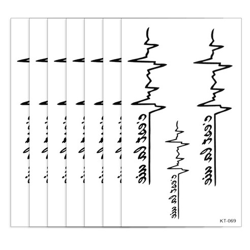 파티복닷컴 타투스티커, KT-069, 7개입
