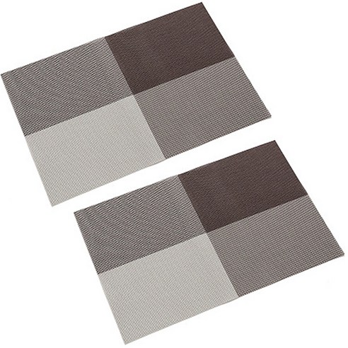 더자카 모던 사각컬러 식탁매트 2p, Y237LHLS080, 가로 45cm x 세로 30cm