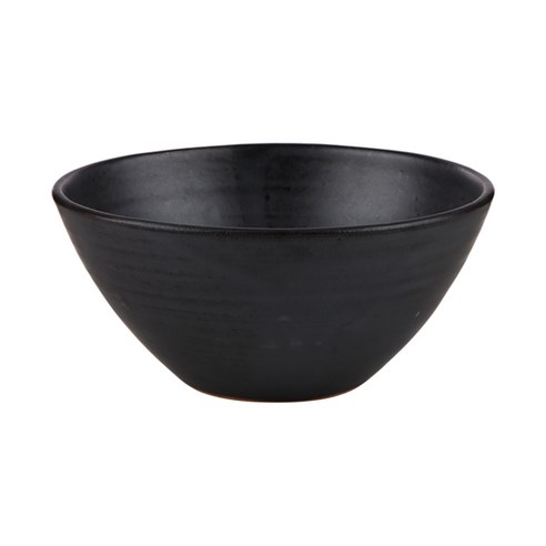 디자인도씨 B 국그릇 산백토, 흑유, 1개