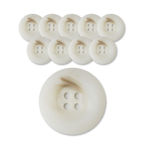 패션포인트 브레인단추 21mm, WT, 10개입
