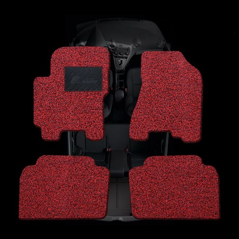 엑스핏 차량용 블란도 코일매트 확장형 레드, 벤츠, SL R231 12년11월~ Z130B