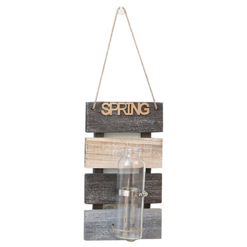 블럭마트 인테리어 벽걸이꽃병 4단, SPRING, 1개