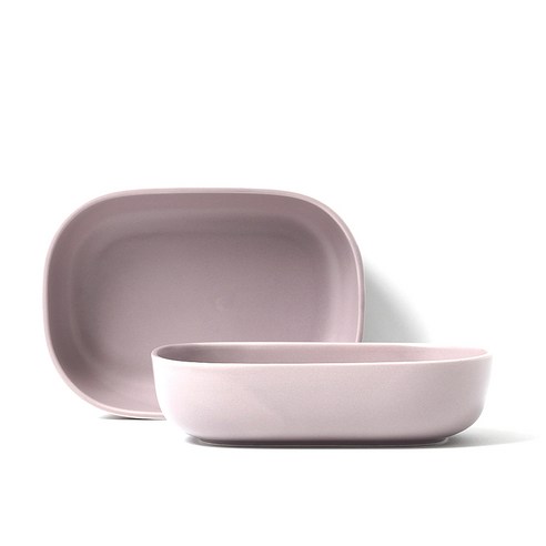 보울보울 국산 레트로라인 오발볼 18cm, 라벤더바이올렛, 2개입