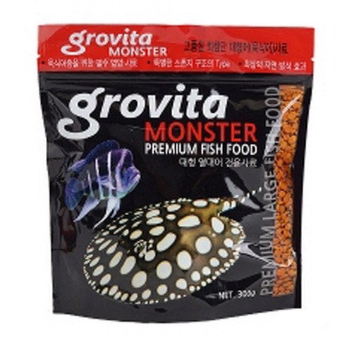 그로비타 대형어 사료, 300g, 1개