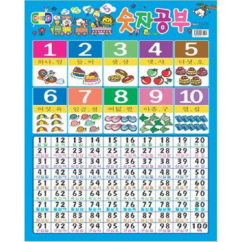 차일드 숫자공부(벽보), 아기별