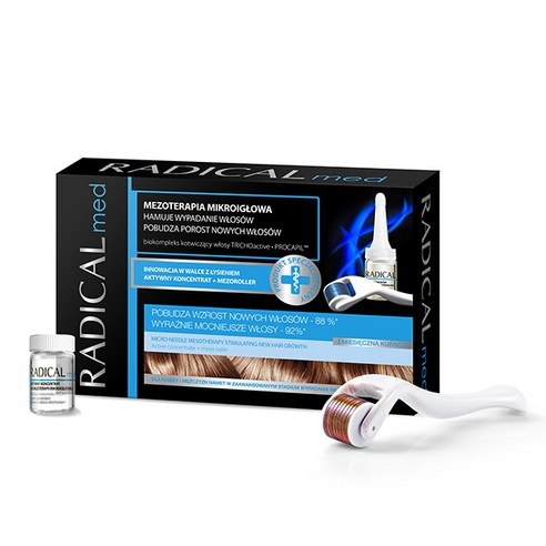 파모나 라디컬 메드 헤어앰플 3ml 12p + 메조 롤러 세트, 1개