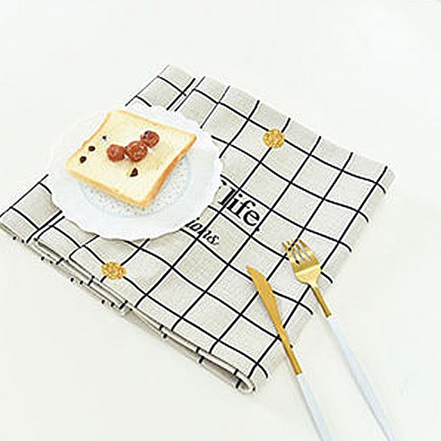노랜드 다크화이트 스타일 테이블러너 30 x 200 mm, 2, 1개