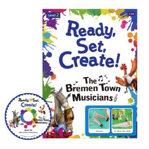 Ready Set Create! Level. 2: The Bremen Town Musicians(SB+Multi CD+AB+Wall Chart), A List