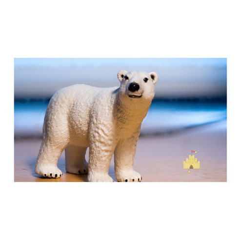 UVDS 주방 아트보드 북극곰, 1개