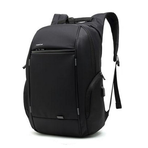CASECOOL USB 노트북 백팩 STB19110, 블랙