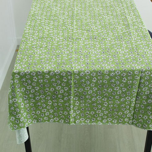 Noland 방수 테이블 커버, 민들레 그린, 90 x 90 cm