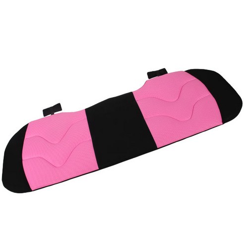 노블엔젤 레드라인 와이드 스포티 사계절용 3인 차량용방석, Pink, 1개