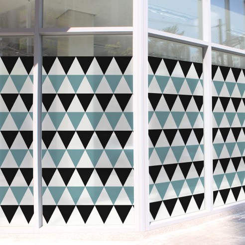 디자인수풀 컬러 안개 창문용 시트지, 모던 패턴02