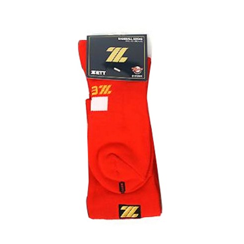 제트 리틀야구양말 BSK-200, 빨강, 1개