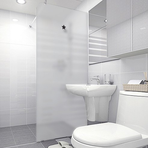 디자인수풀 북유럽 스타일 샤워 윈도우 시트지, SW652