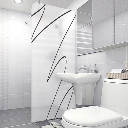 디자인수풀 북유럽 스타일 샤워 윈도우 시트지, SW570