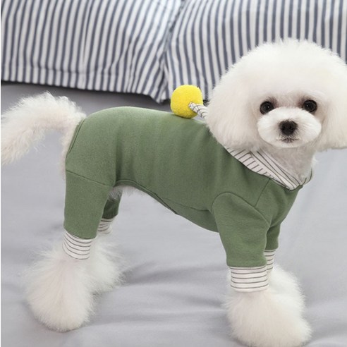 까망코 개구쟁이 스머프 반려견 올인원, 그린