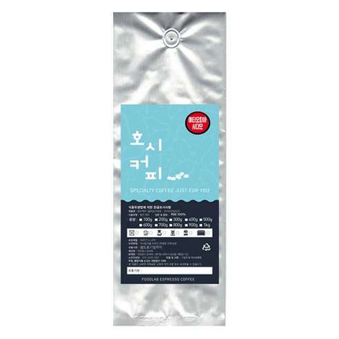 호시커피 에티오피아 시다모 원두, 홀빈, 500g, 1개