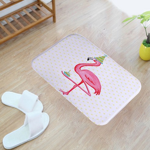 리빙조이 플라잉 플라밍고 발매트, 파티