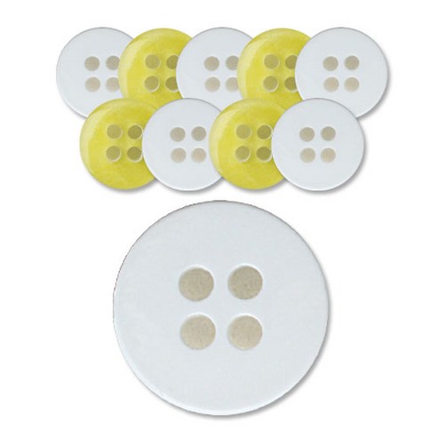 패션포인트 로고민자 단추 10mm, 054, 10개입