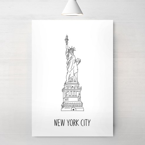 RYMD Statue of liberty 캔버스 액자