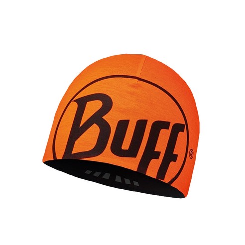 버프 마이크로화이버 양면 스포츠 비니, R LOGO GRAPHITE + ORANGE