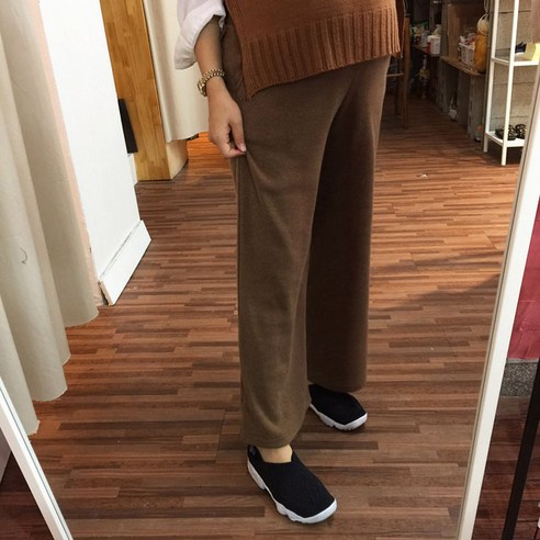 최신마미 임산부 겨울 와이드팬츠