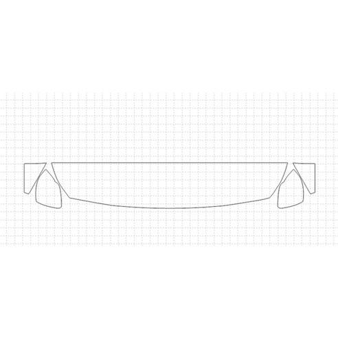 헥시스 현대 엑센트 LIMITED 2018 PU재질 PPF보호필름, 04. HFM 30.48cm, STRAIGHT, WRAPPED, 1개