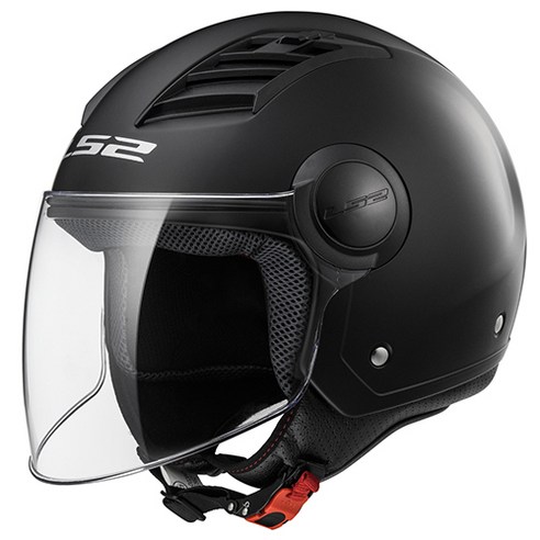 LS2HELMETS 오토바이헬멧 OF562 에어플로우 엘, 무광블랙