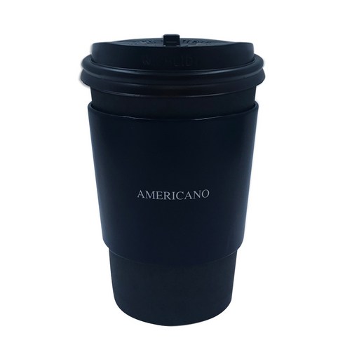 투고팩 에어블랙 에어홀더 + 380ml 종이컵 + p폐형뚜껑 세트 300p, 300개입, 1세트