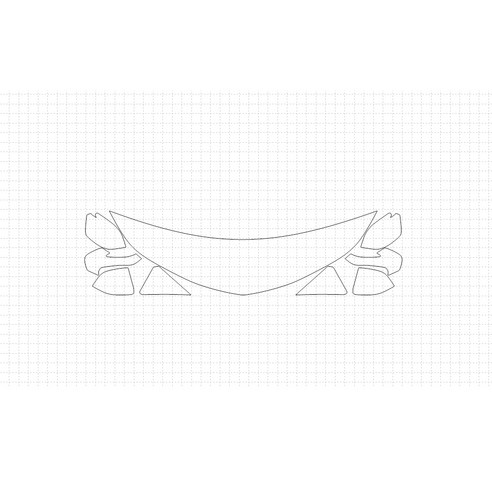 헥시스 쉐보레 카마로 SS 2018 PU HFM 45.72cm BIKINI WRAPPED PPF보호필름, 1개