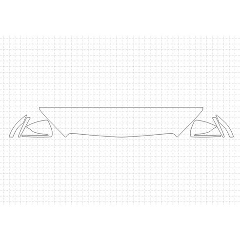 헥시스 벤츠 E CLASS SEDAN 300 2018 PU PPF 보호필름 차량용 가드용품, 22.HM 30.48CM, STRAIGHT, WRAPPED, 1개
