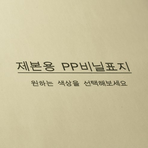 카피어랜드 PP 제본표지 0.5mm 100p, 반투명노랑, A4