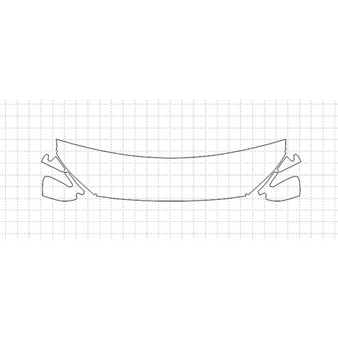 헥시스 현대 코나 LIMITED 2018 PVC PPF 보호필름 차량용 가드용품, 09. HFM 45.72cm, BIKINI, WRAPPED, 1개